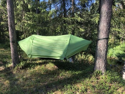 Riippumatto ja teltta Rain Hammock, vihreä, Out-Zone