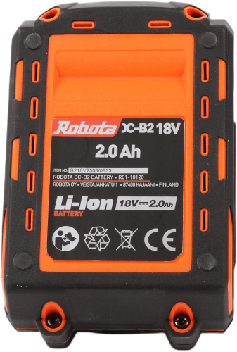 Akku DC-B2 18 V 2,0 Ah, Robota