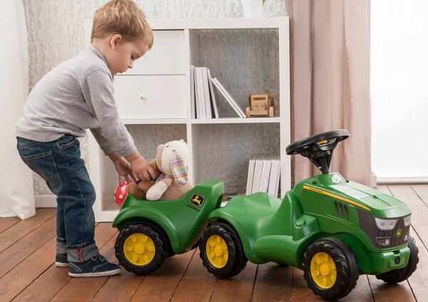 John Deere -peräkärry Minitrac potkutraktoriin - Rolly Toys