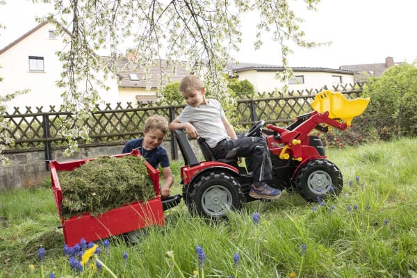 Mega kippiperävaunu polkutraktoriin punainen, Rolly Toys