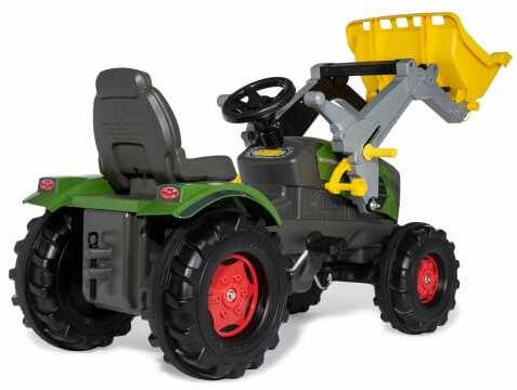 Fendt 211 Vario -polkutraktori etukuormaajalla, Rolly Toys