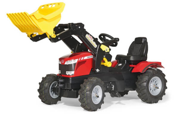 Massey Ferguson 7726 -polkutraktori ilmakumipyörillä ja etukuormaajalla, Rolly Toys