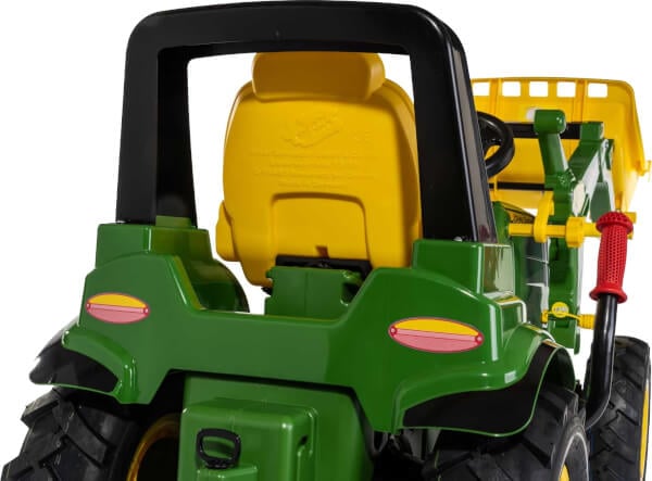 Polkutraktori etukuormaajalla ja ilmakumipy&ouml;rill&auml; John Deere 7310R, Rolly Toys