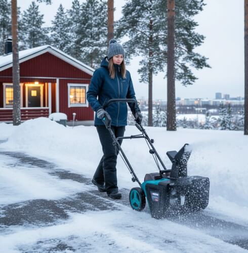 Akkuk&auml;ytt&ouml;inen lumilinko 40 V, Jonk&ouml;ping