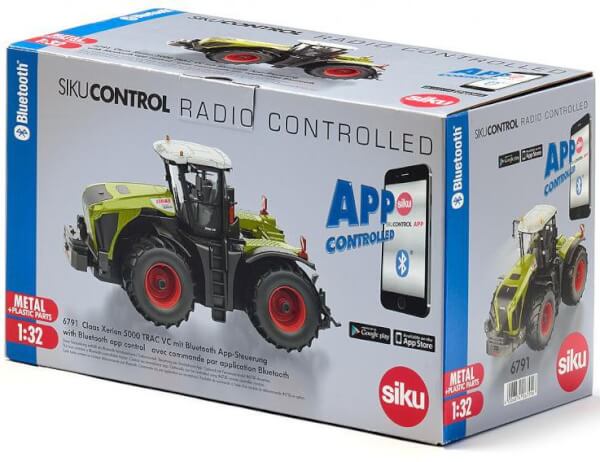 Lelu Claas Xerion 5000 traktori valoilla (ohjaus &auml;pill&auml;) 1:32, Siku