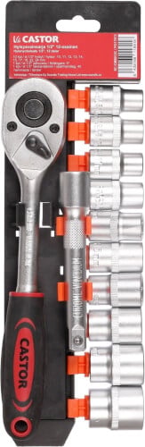 Hylsysarja 1/2" (12 osaa), Castor