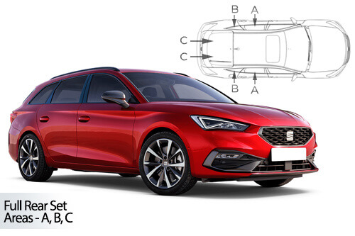 Häikäisysuojasarja Seat Leon, Farmari (2020➟), Car Shades