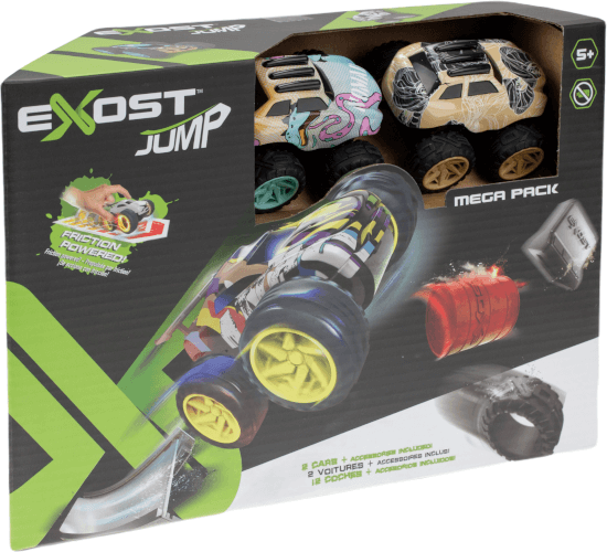 Leluautolajitelma Jump Mega Stunt Pack, Exost