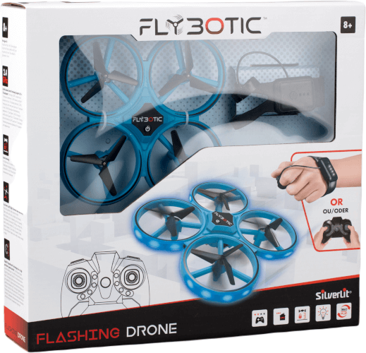 Radio-ohjattava Flashing Drone, Flybotic