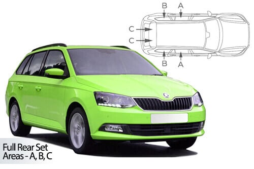 Häikäisysuojasarja Skoda Fabia, Farmari (2015-2021), Car Shades