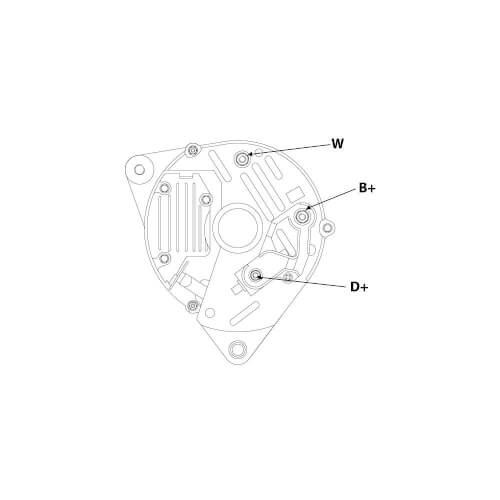 Laturi 14V 70A Ford LRB158