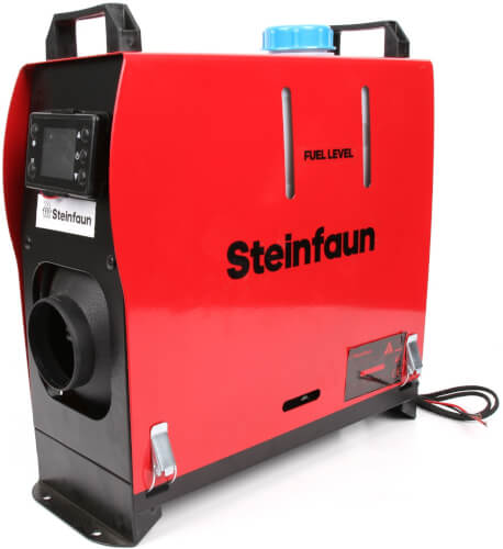 Polttoainek&auml;ytt&ouml;inen pienl&auml;mmitin 8 kW, 12 V, Steinfaun