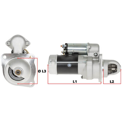 Startti 12V 4.2 kW, MF, Sisu