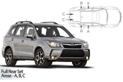 Häikäisysuojasarja Subaru Forester, 5 ovinen (2013-2018), Car Shades