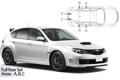 Häikäisysuojasarja Subaru Impreza, 5 ovinen (2008-2014), Car Shades