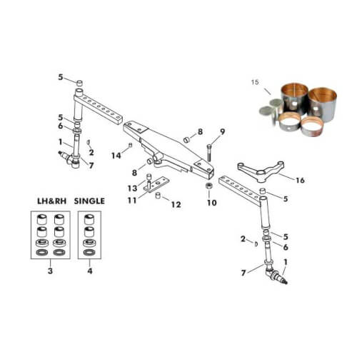 Etuakselin pultti, CIH 405584R2