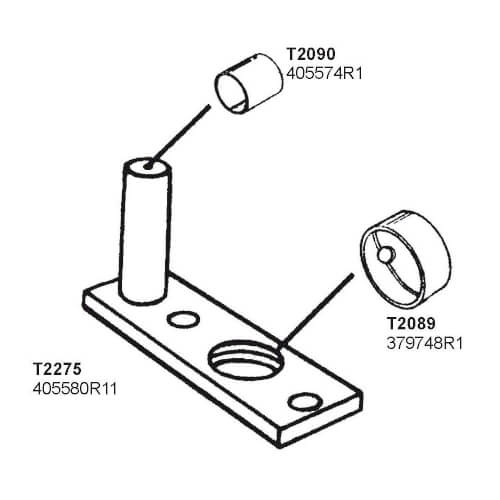 Ohjaussylinterin hela CIH 379748R2