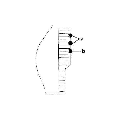 Sylinteriputken o-rengas alempi viton va 836647502