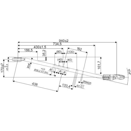 Vetovarsi Valtra 940MM CAT3 vas. 35471520