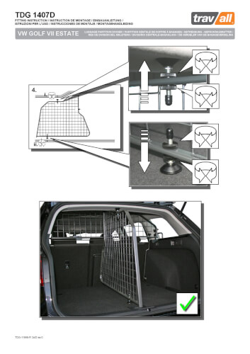 Tilanjakaja - Volkswagen Golf Variant (2013-2020), Travall