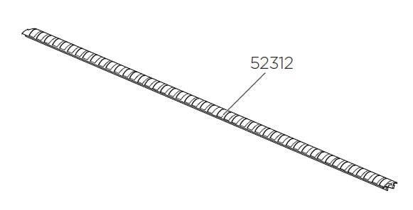 Wingbar Edge-putken pääliuran kumi (1kpl), Thule