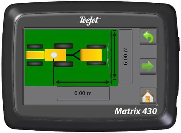 Ajo-opastin, Teejet Matrix 430