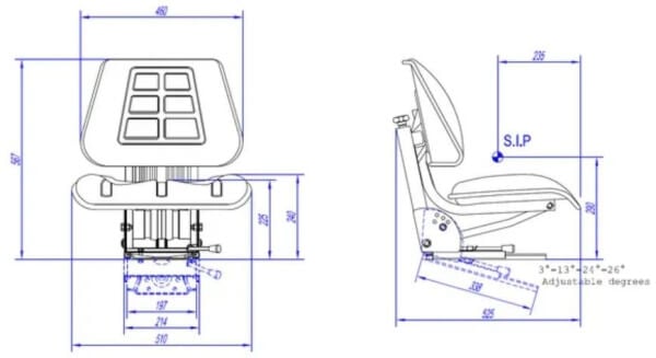 Istuin, mekaaninen, Kramp