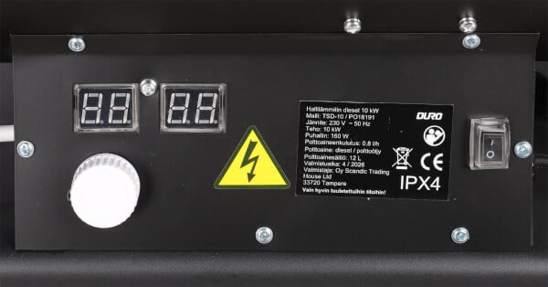 Hallil&auml;mmitin 10 kW, Duro