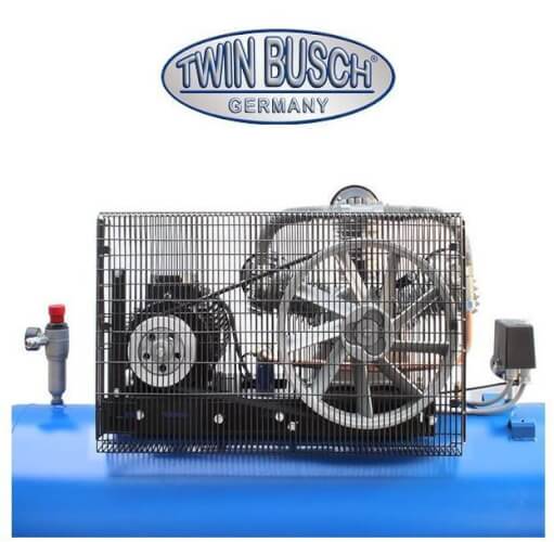 Kompressori 5,5 kW / 500 l, Twin Busch