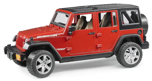 Lelu Maastoauto Jeep Wrangler Rubicon (1:16), Bruder