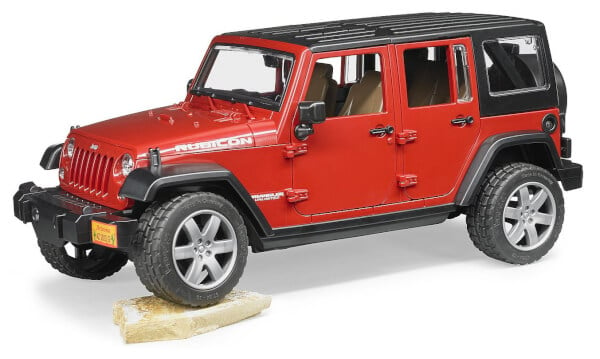 Lelu Maastoauto Jeep Wrangler Rubicon (1:16), Bruder