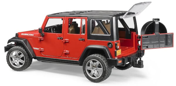 Lelu Maastoauto Jeep Wrangler Rubicon (1:16), Bruder