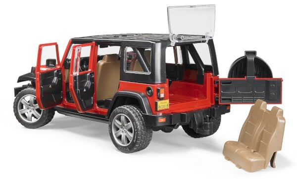 Lelu Maastoauto Jeep Wrangler Rubicon (1:16), Bruder