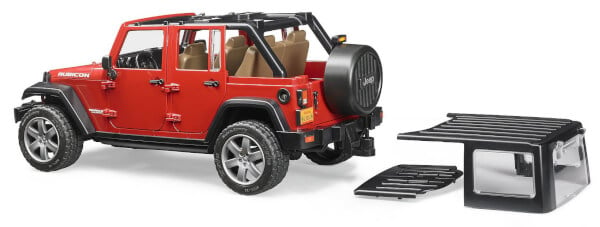 Lelu Maastoauto Jeep Wrangler Rubicon (1:16), Bruder