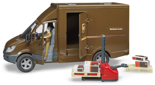 Lelu UPS kuljetusauto Mercedes-Benz Sprinter (1:16), Bruder