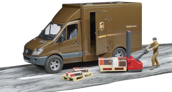 Lelu UPS kuljetusauto Mercedes-Benz Sprinter (1:16), Bruder