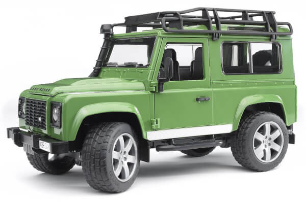 Lelu Maastoauto Land Rover Defender (1:16), Bruder