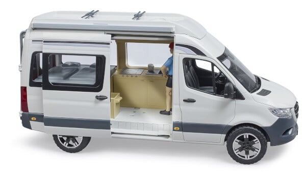 Lelu MB Sprinter camper setti (1:16), Bruder