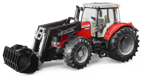 Lelu Traktori Massey Ferguson 7624 etukuormaajalla (1:16), Bruder