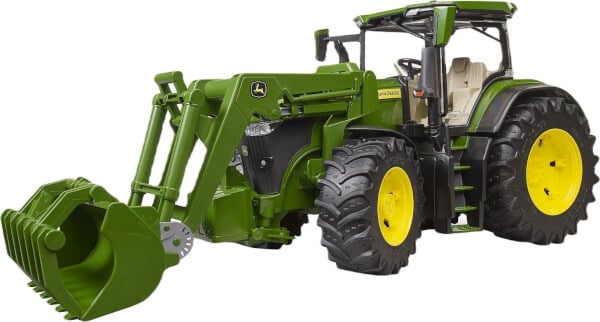 Lelu Traktori John Deere 7R etukuormaajalla (1:16), Bruder