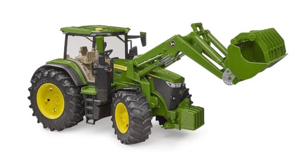 Lelu Traktori John Deere 7R etukuormaajalla (1:16), Bruder