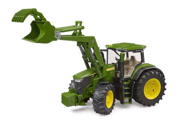 Lelu Traktori John Deere 7R etukuormaajalla (1:16), Bruder