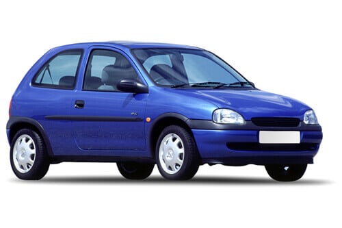 H&auml;ik&auml;isysuojasarja Opel Corsa, 3 ovinen (1992-2000), Car Shades