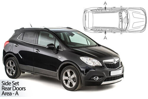 Häikäisysuojasarja Opel Mokka, 5 ovinen (2012-2020), Car Shades