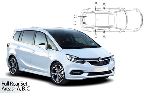 Häikäisysuojasarja Opel Zafira Sports Tourer, 5 ovinen (2012-2019), Car Shades