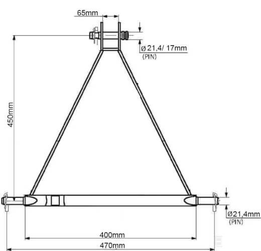 Traktorikäyttöinen halkomakone pystymalli 13 t (70 cm), Jonköping