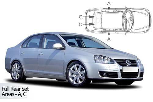 H&auml;ik&auml;isysuojasarja Volkswagen Jetta, 4-ovinen (2011-2018), Car Shades
