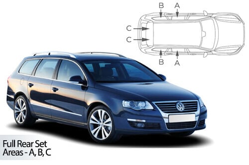 Häikäisysuojasarja Volkswagen Passat, Farmari (2005-2011), Car Shades