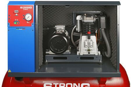 Kompressori 270 l / 827 l / 400 V - hiljainen, StrongLine