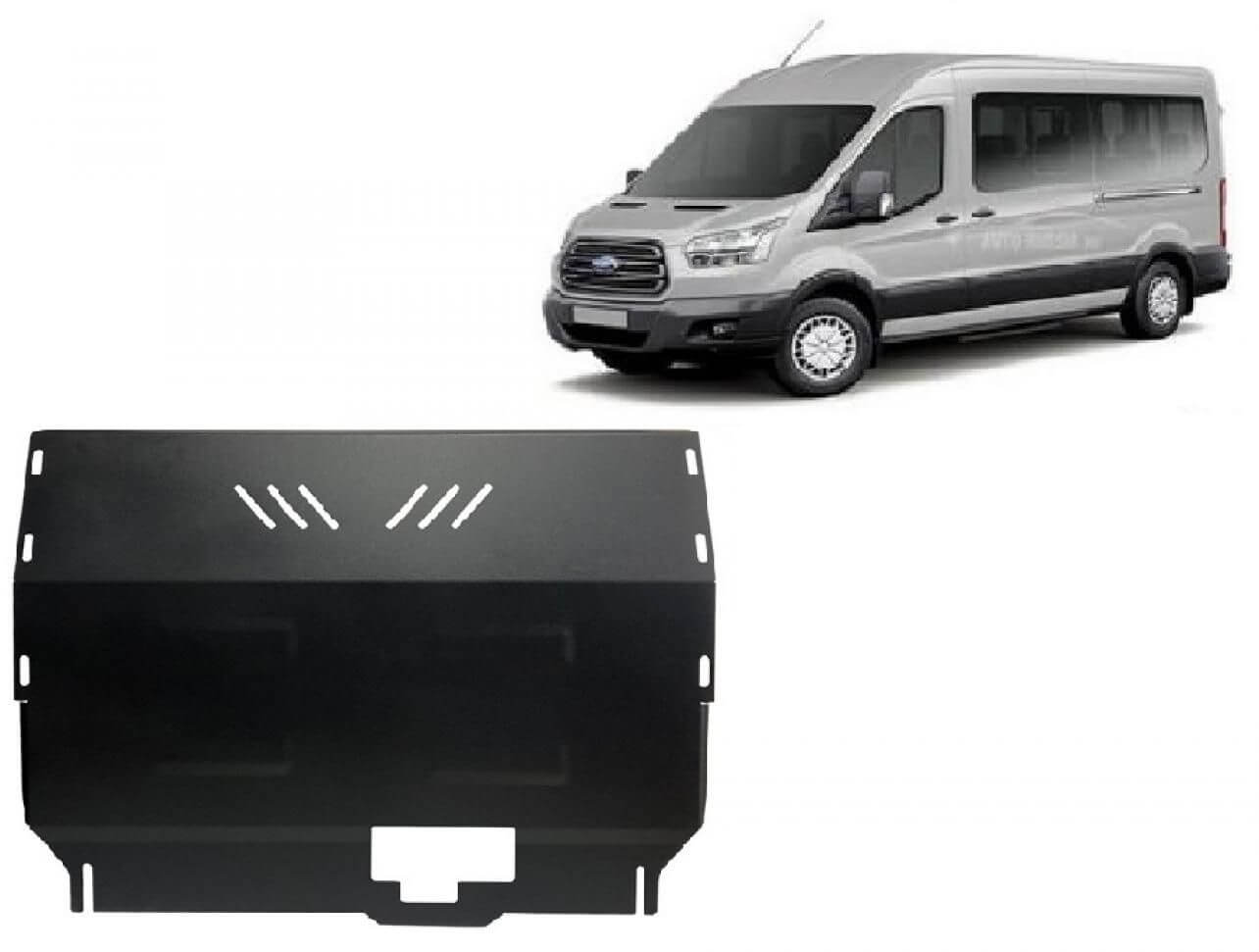Pohjapanssari moottorille Ford Transit etuveto (2020➟), terästä